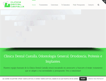 Tablet Screenshot of clinicadentalcastalla.com